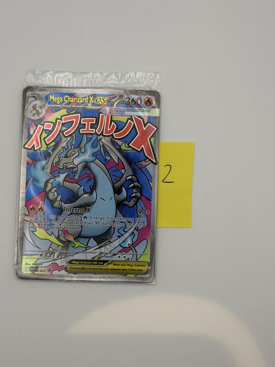 Pokémon Carte collezionabili: Pokémon Mega Charizard X ex 023 Promo – Nuovo e nell'imballaggio originale da Uster venduto da EDM1903