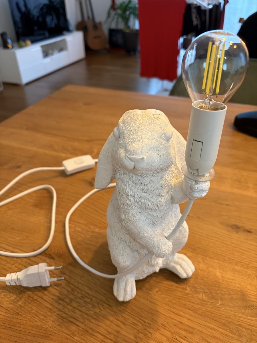 Lampade: Tischlampe Hase weiss  – Usato da Henau venduto da martina_1998