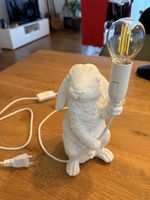 Tischlampe Hase weiss 