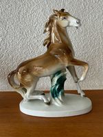 Porzellan Gräfenthal Figur Antik Vintage Pferd Skulptur