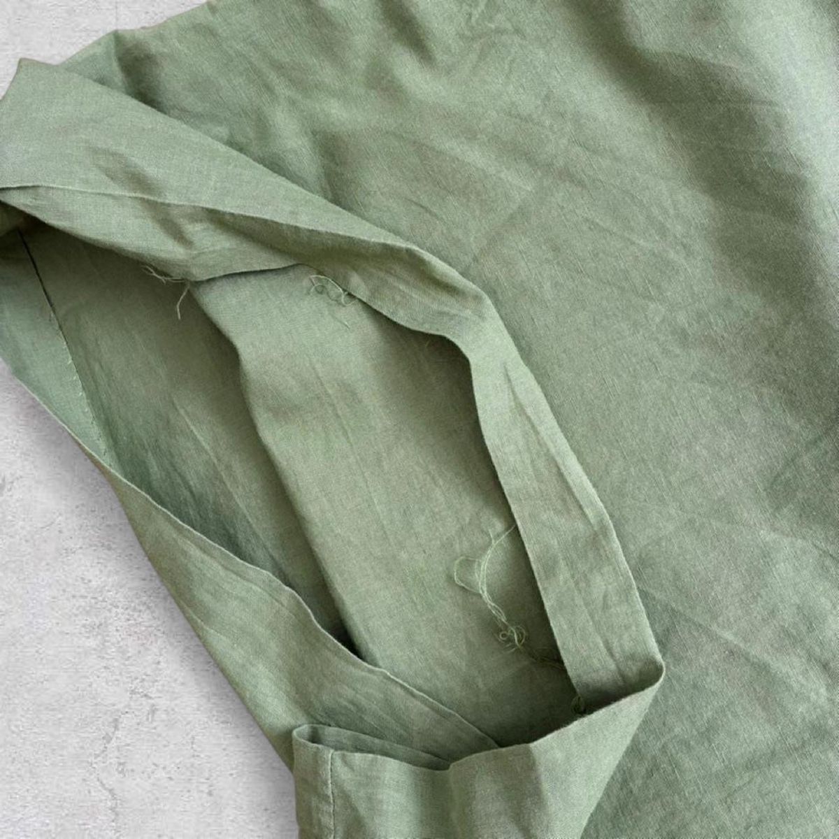 Cos Tute: cos square-neck linen blend playsuit | green  – Usato da Zürich venduto da h_studio_edit 1