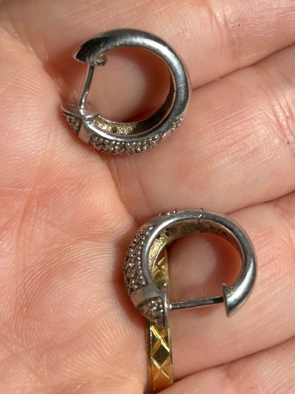 Esprit Orecchini pendenti & Orecchini a lobo: Esprit Kreolen in Silber (1.5cm) – Usato da Laufen venduto da Bellebellezza 8