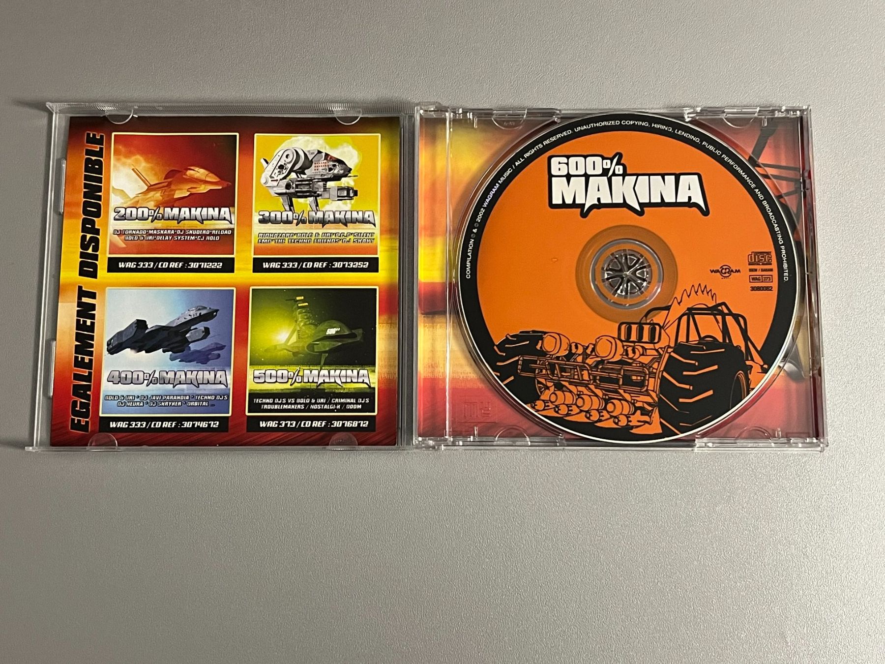 CD: 600% Makina – CD  2002 – Usato da Rivera venduto da poweradem05 2