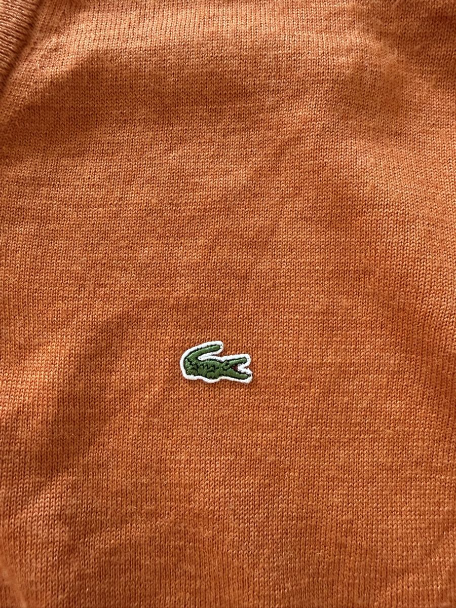 Lacoste Maglioni & Felpe: Lacoste Vintage Orange Woll Sweater Pullover, Gr. 7 / XL – Usato da Birmensdorf ZH venduto da linkel 2