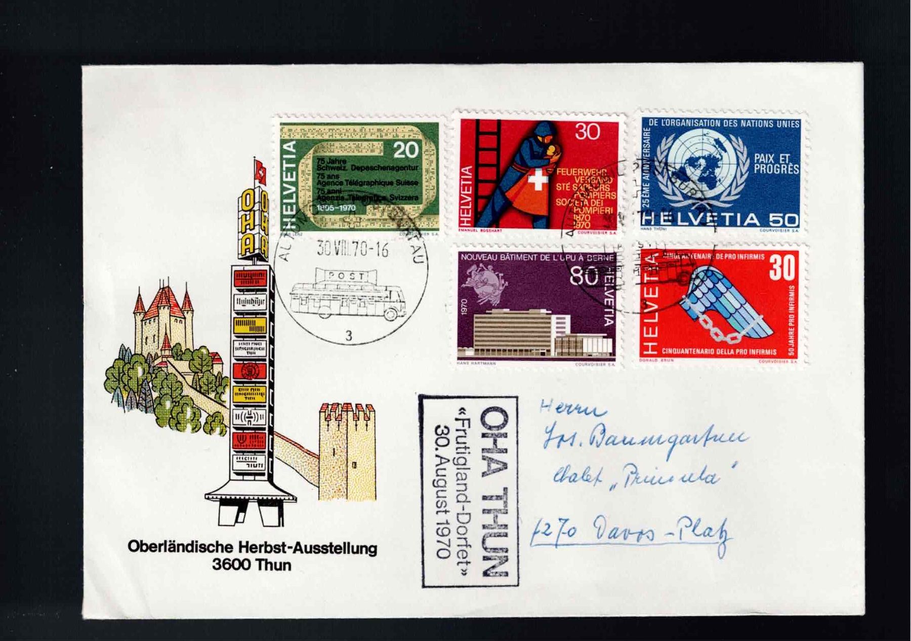 Tutti i francobolli: 1 FDC Satz OHA Thun – Nuovo (secondo la descrizione) da Koblenz venduto da Markenhimmel