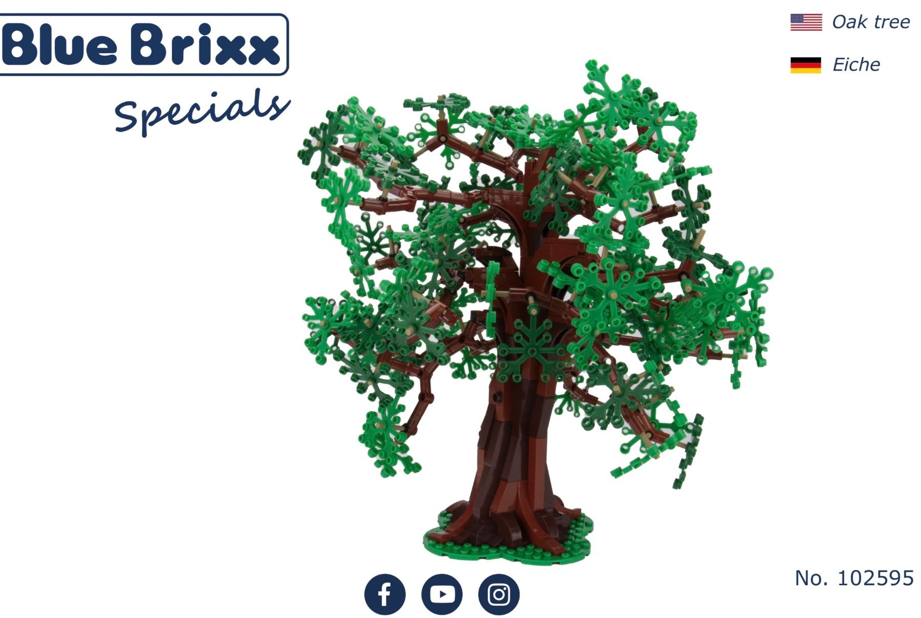 Giocattoli: BlueBrixx Eiche 102595 – Nuovo (secondo la descrizione) da Lanzenhäusern venduto da mfh05
