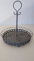 Deko-Tablett / Etagere, grey-washed im Shabby Chic Stil