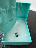 Tiffany & Co Marienkäfer Halskette Silber 925 Blue