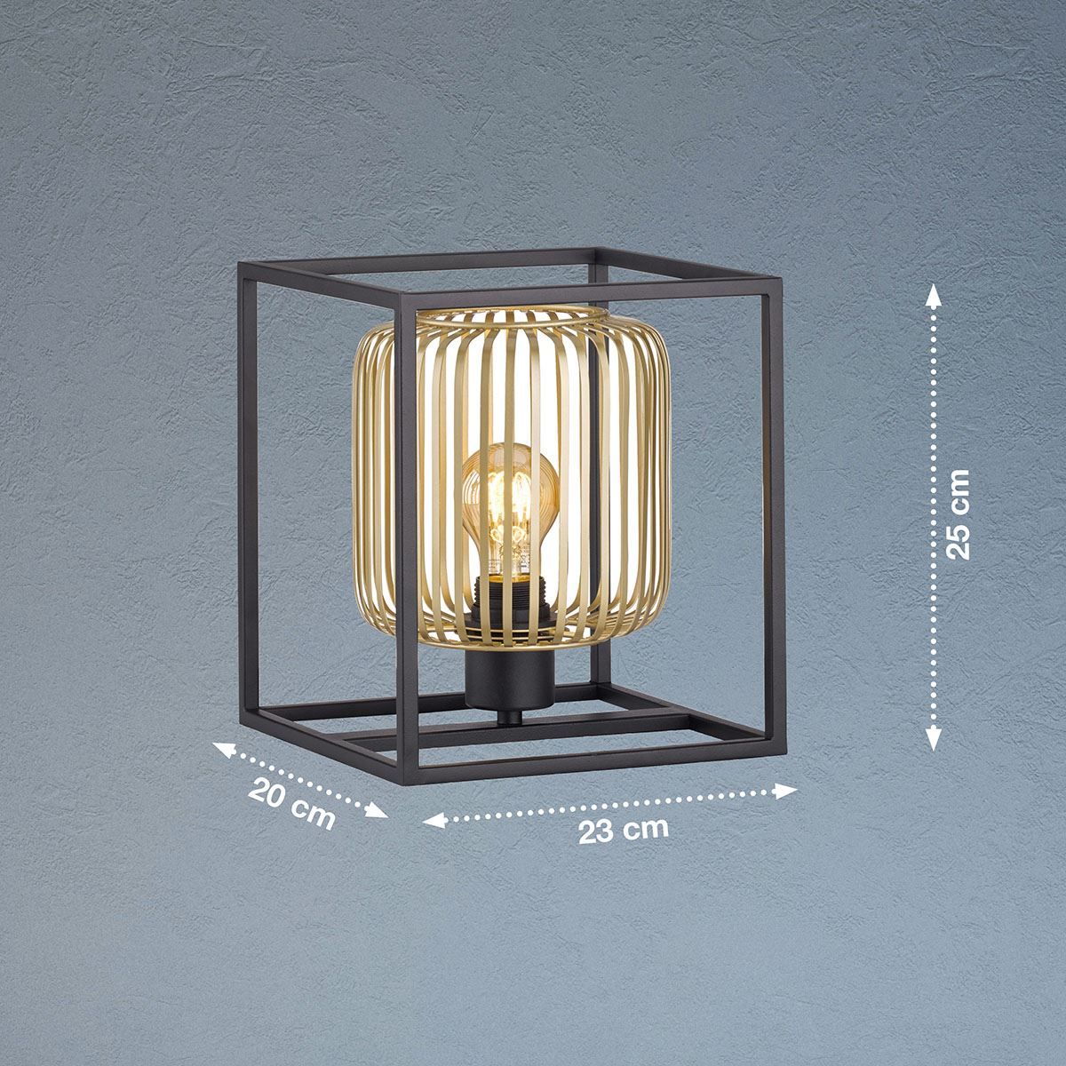 Lampade: Tischleuchte, Gold, Schwarz, Dekolicht – Nuovo (secondo la descrizione) da Kreuzlingen venduto da Smart-Light 1