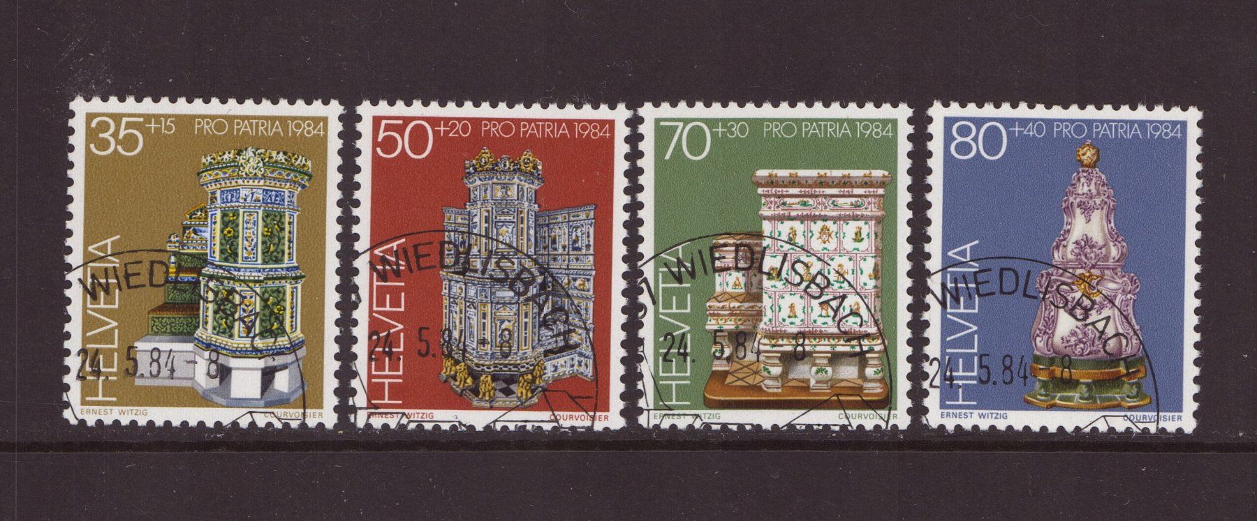 Tutti i francobolli: 1984 Pro Patria mit schönem Stempel – Usato da Eggersriet venduto da stamp303