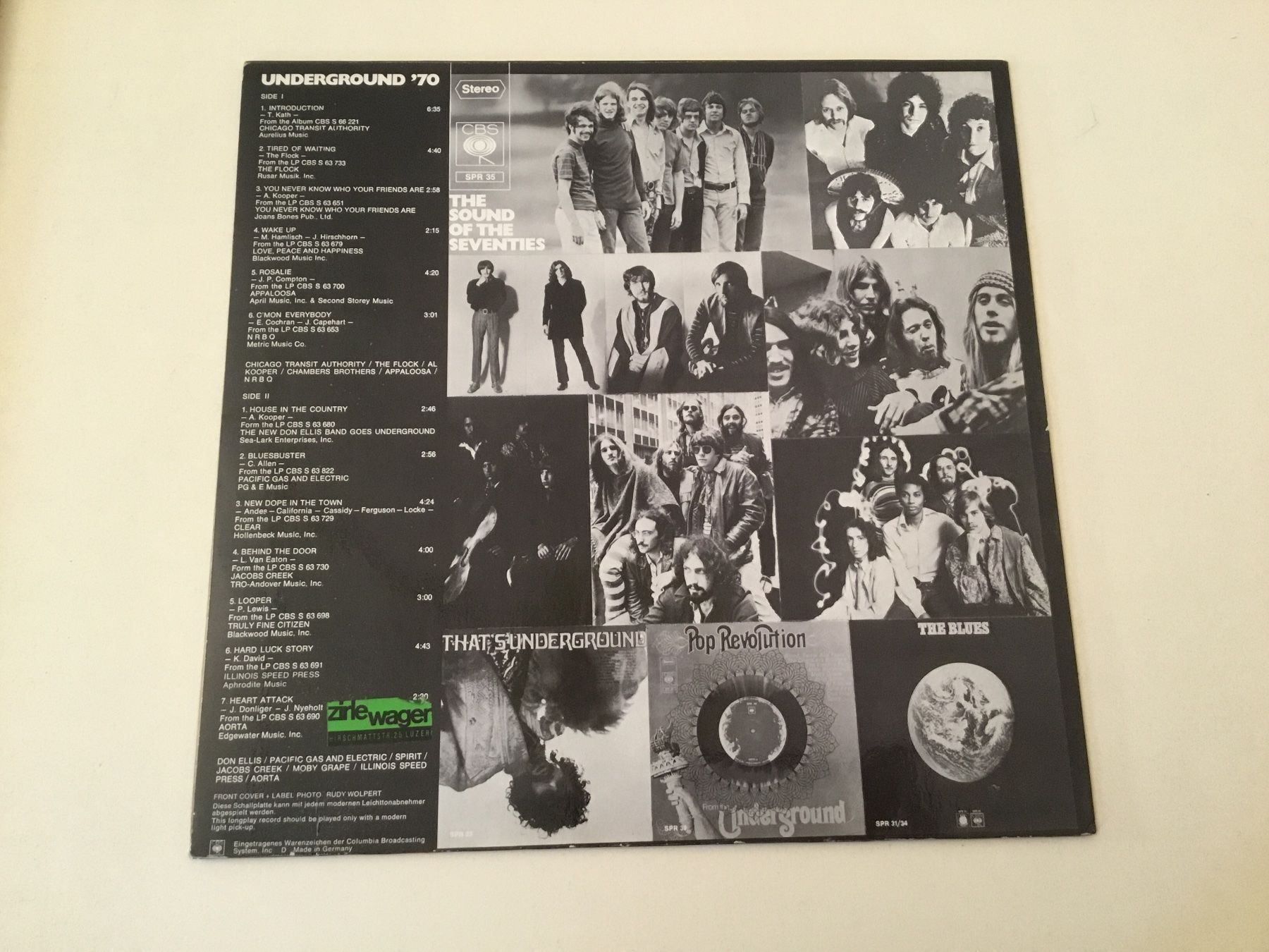 Dischi in vinile: Underground ˋ70 – Usato da Kreuzlingen venduto da Schuggerman 1
