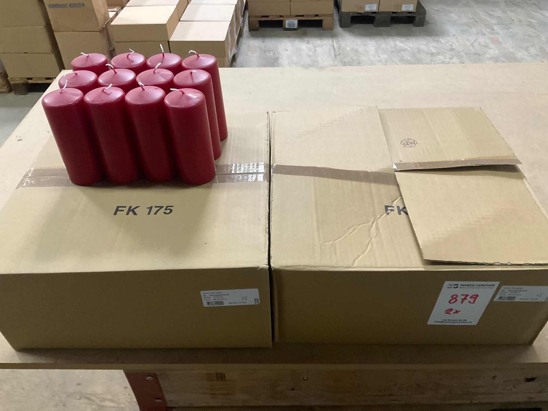 Candele: 879 Posten Übertauchkerzen aus Liquidation – Nuovo (secondo la descrizione) da Derendingen venduto da Meisterstuecke 5
