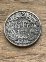 Monnaie Suisse 🇨🇭 1877 1/2 franc 