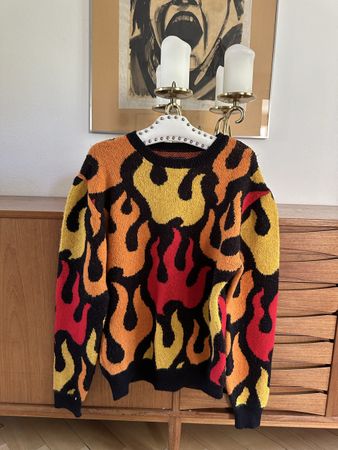 Pullover Flammen M