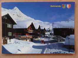 Bettmeralp - rue du village en hiver - 1981