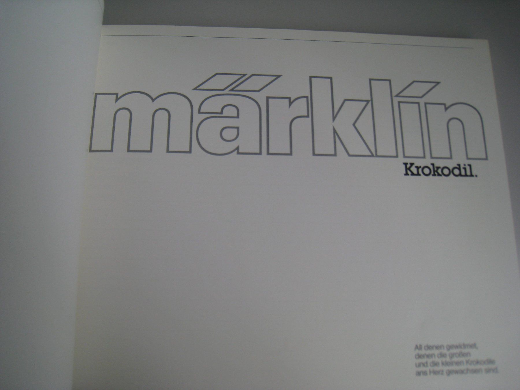 Riviste & Magazine: Märklin Krokodil Broschüre,  1984 – Usato da Buchs ZH venduto da swiss-train
