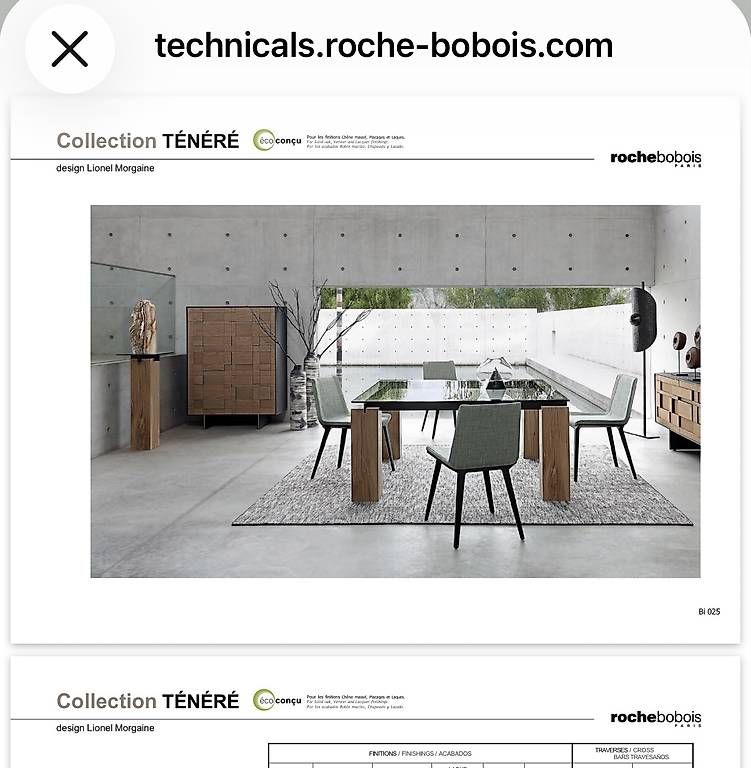 Roche Bobois Tische: ROCHE BOBOIS   Table TENERE – Gebraucht aus Jongny von maeva05 3