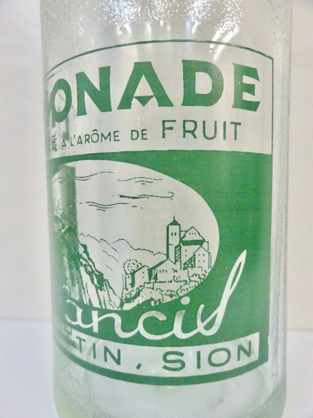 Gläser, Krüge & Flaschen: Flasche LIMONADE FRANCIS BRUTTIN SION 1963 – Gebraucht aus Kerzers von Flaschenposten 3