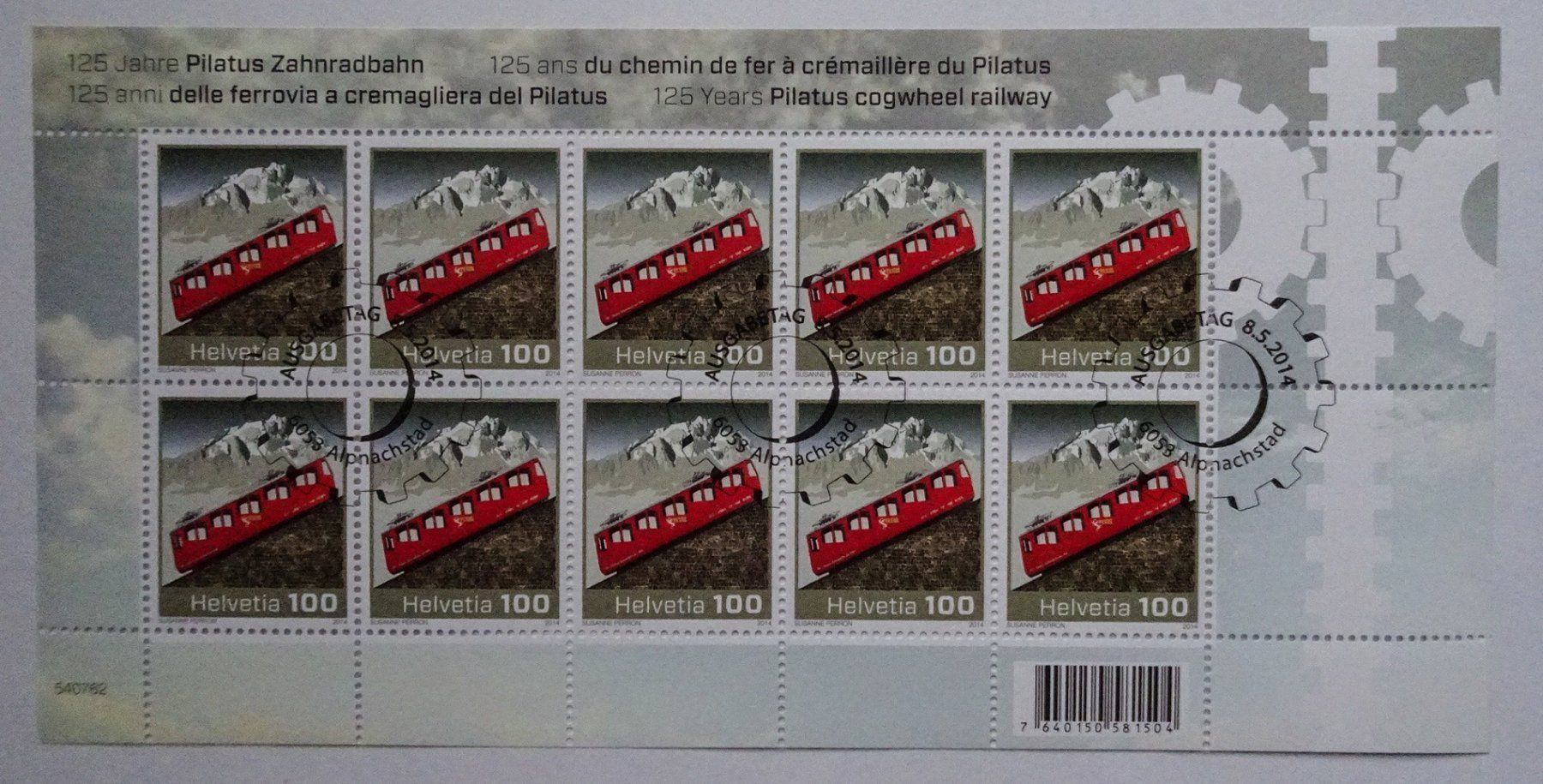Tous les timbres: 2014 – Neuf (Voir description) à Aadorf par Chnorli-Furz