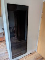 Infrarot Heizpaneel Glas schwarz 170cm Hoch, Neuwertig! ❄️