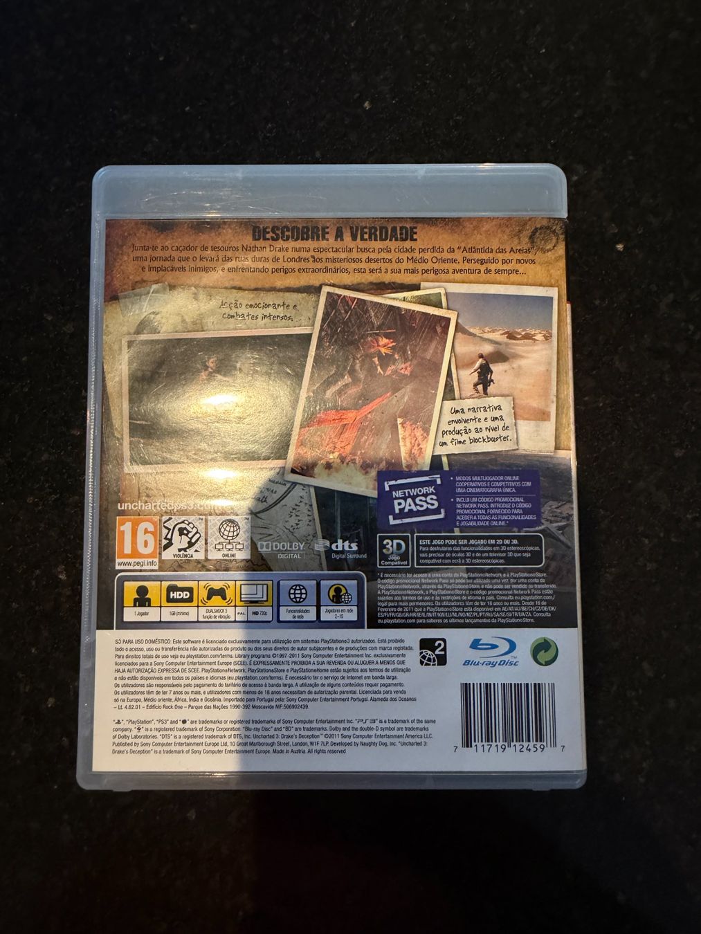 Jeux: Uncharted 3 - PS3 - Playstation 3 – D'occasion à Höri par PSMarinho 3