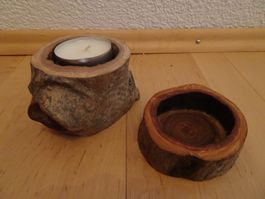 2 Kerzenständer Kerzenhalter Teelicht Australien Eukalyptus
