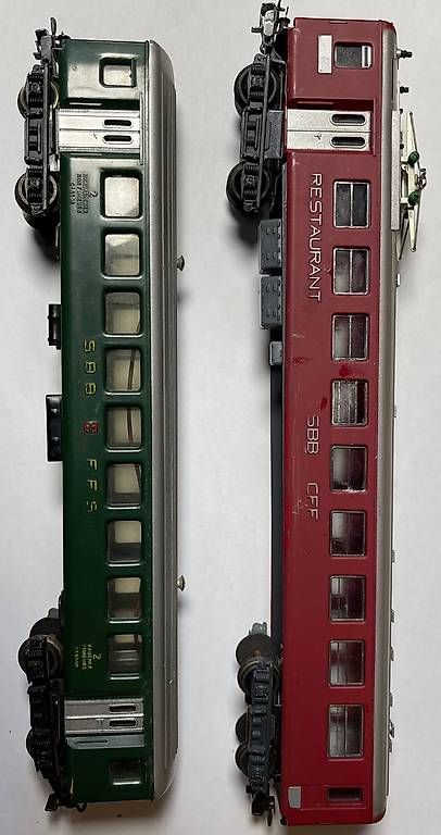 Modellini di ferrovie: Locomotive HAG BFe + 5 voitures CFF – Usato da Vionnaz venduto da isozjames 3