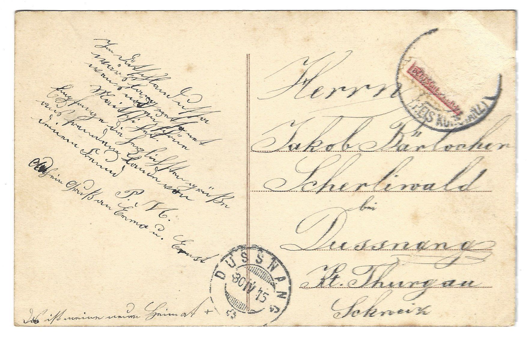 Cartoline postali: Hilzingen Konstanz Bodensee – Usato da Frauenfeld venduto da Astra13 1