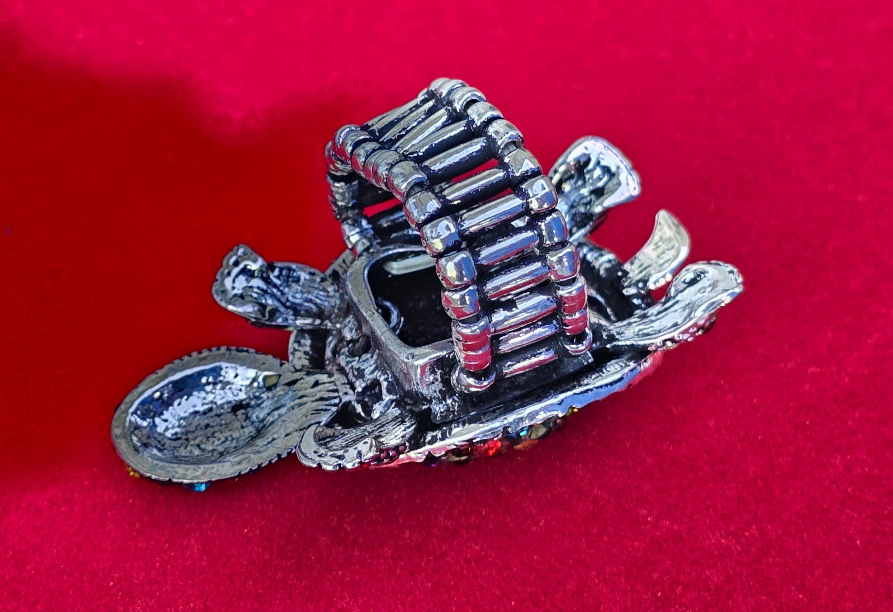 Anelli: Bunter Schildkröten Ring mit Strass, Sommer Schmuck! – Nuovo (secondo la descrizione) da Kloten venduto da xenia-ainex 2