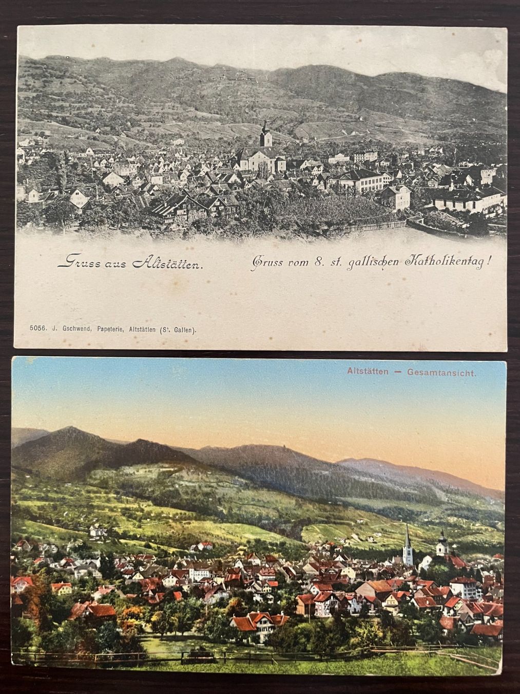 Cartoline postali: ALTSTÄTTEN (Rheintal) 8 kleinformatige Ansichtskarten – Usato da Wald ZH venduto da TLILEF 3