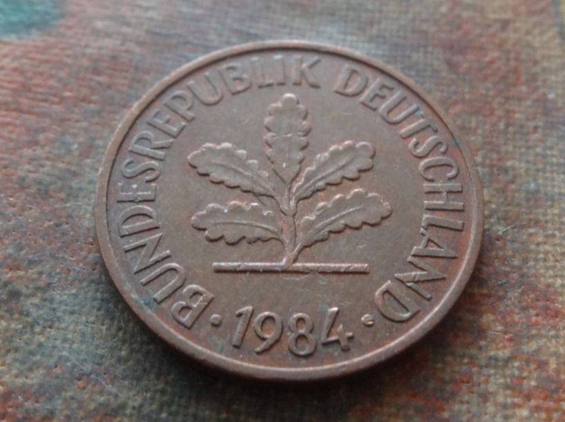 Tutti le monete: DEUTSCHLAND 2 Pfennig 1984 – Usato da Romanel-sur-Lausanne venduto da Swift13