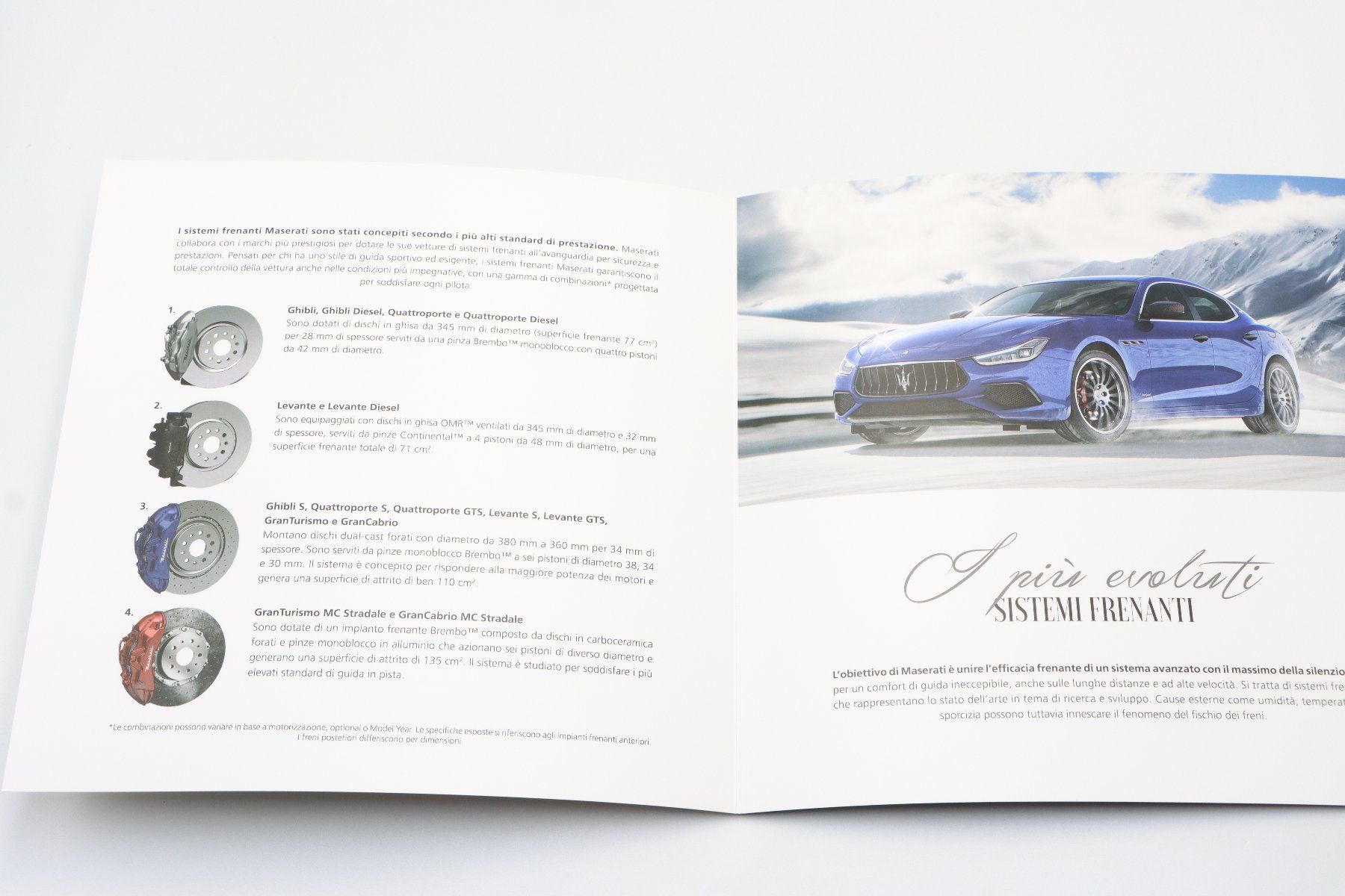 Maserati Documenti: Maserati Bremssystem Prospekt 2019 – Usato da Bühl b.Aarberg venduto da Collectorpassions 3