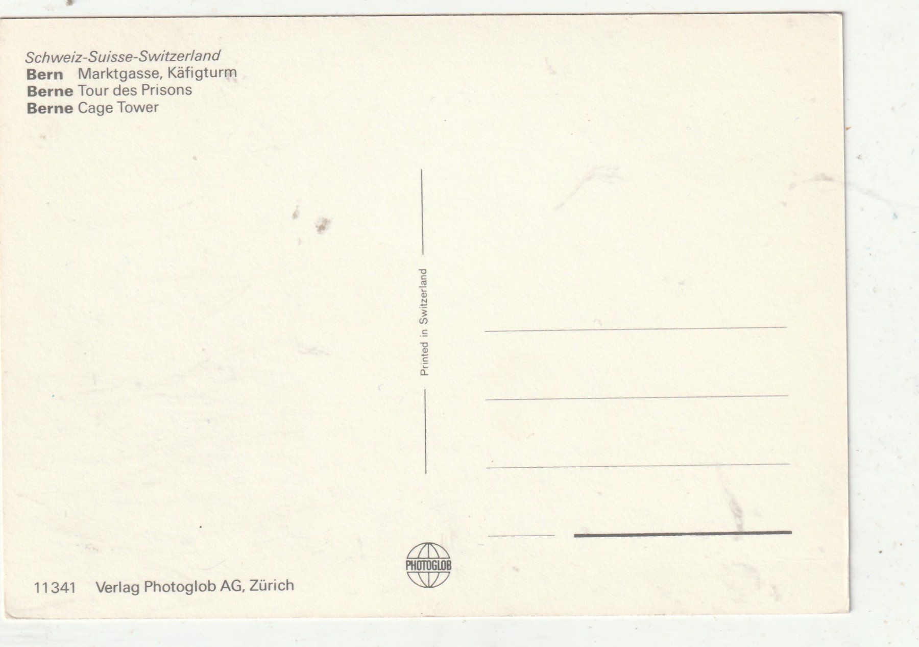 Cartes postales: Bern – D'occasion à Lumbrein par made02 1
