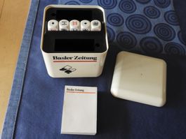 BASLER ZEITUNG, POCKER,  BLOCK AUS ALTEN ZEITEN