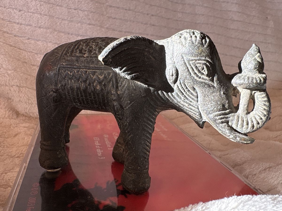 Statuette: Elefant Figur aus Metal – Usato da Rümlang venduto da euqinom16 2