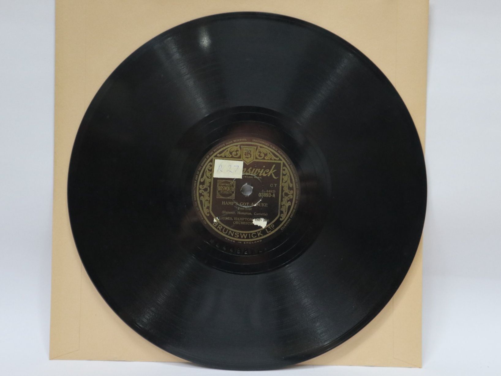 Vinyles: Schellack Lionel Hampton Hamp's Got A Duke Schellackplatte – D'occasion à Eschenbach SG par Astalavista 1