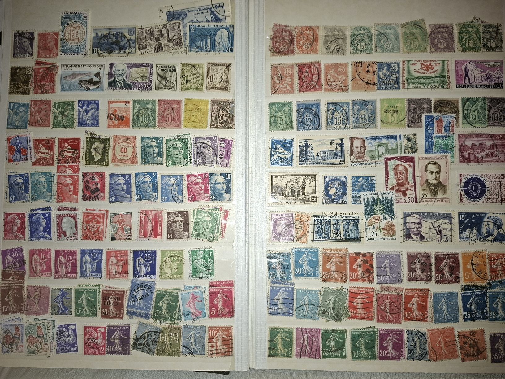 Alle Briefmarken: Sammlung Briefmarken Frankreich Italien – Gebraucht aus Balgach von SIMEON27 8
