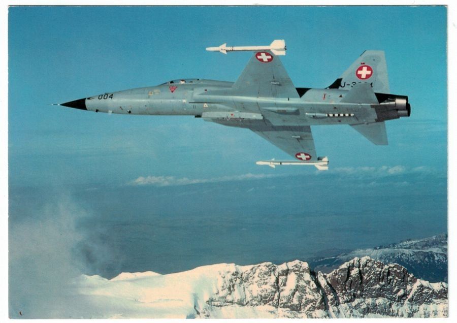 Cartoline postali: Tiger II F-5 E Militär – Usato da Frauenfeld venduto da POML