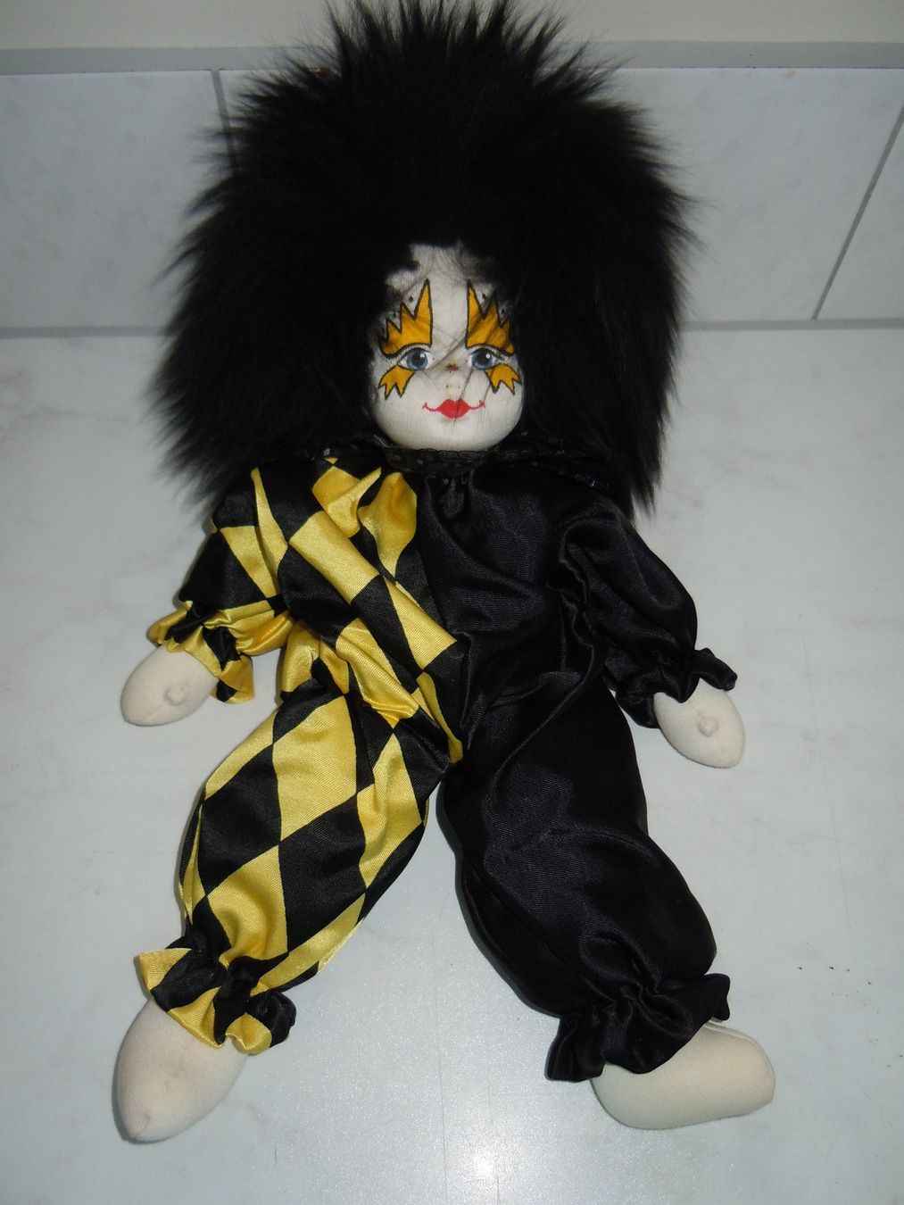 Bambole: Clown Schwarz/gelb – Usato da Luzern venduto da Baumli1 1
