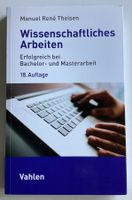 Wissenschaftliches Arbeiten - bei Bachelor- u Masterarbeit