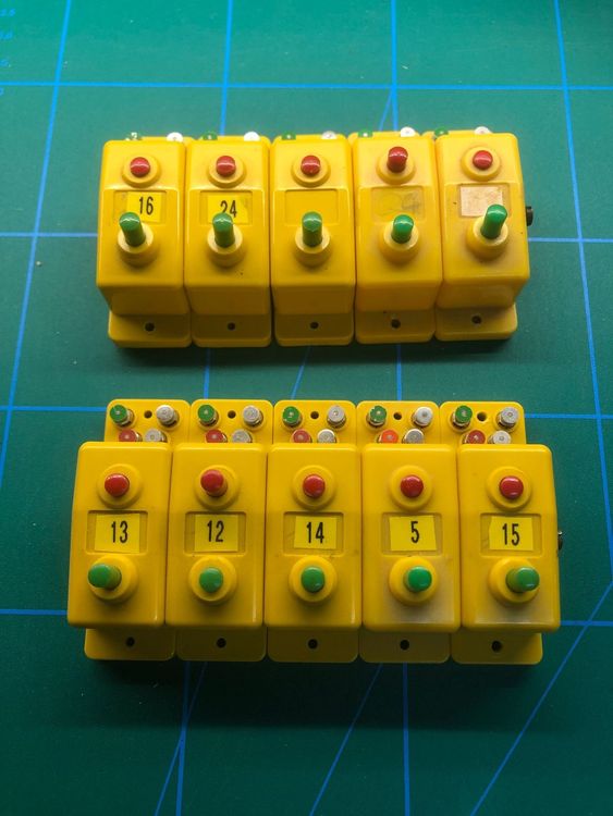 Trix 66594 Doppelfunktions-Schalter-gelb