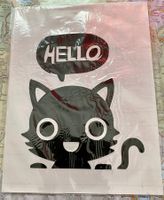 LICHTSCHALTER DEKO KATZE  HELLO NEU