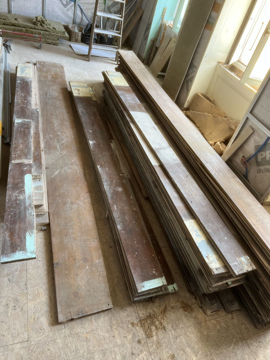 Articles en bois: Ancien plancher en bois massif – D'occasion à Vallorbe par gtornado80 8