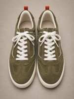 Baskets Faguo Kaki en Suédine / Daim Taille 45 Sneakers