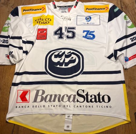 Trikot Game-Worn HC Ambri Piotta / Away / 11/12 Rarität