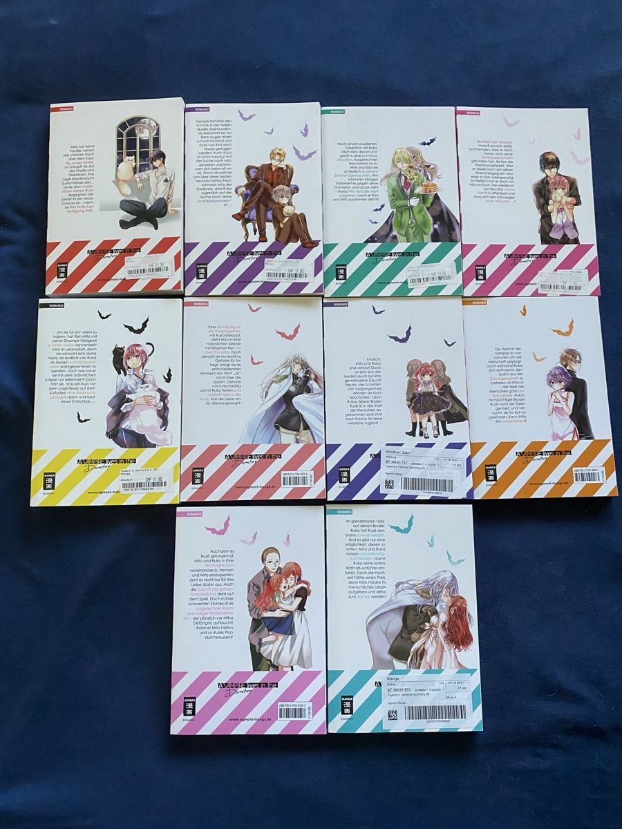Fumetti: Vampire Dormitory Manga Band 1-10 – Nuovo (secondo la descrizione) da Termen venduto da Binaa94 1