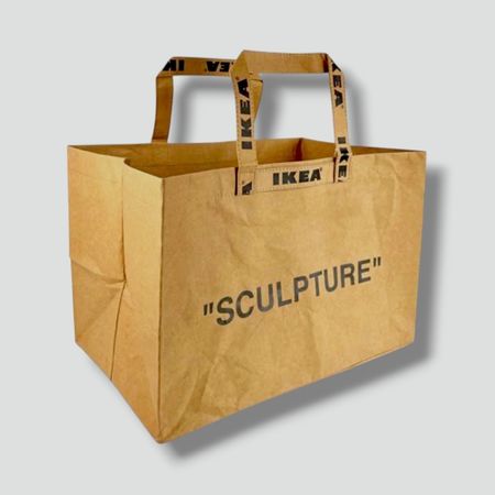 Virgil Abloh x IKEA MARKERAD Large Bag