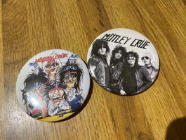Mötley Crüe - Magnet & Ansteck Badges!