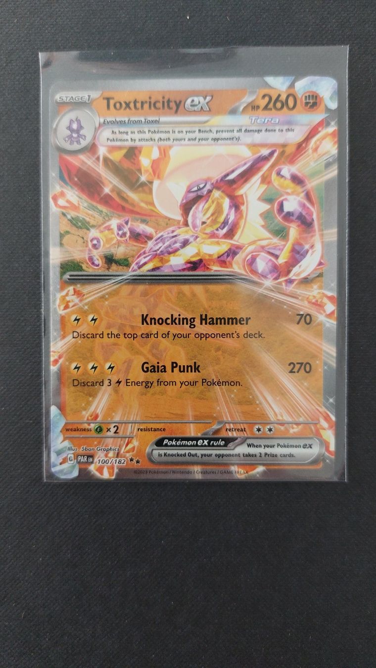 Pokémon Carte collezionabili: Toxtricity ex Paradox Rift – Nuovo (secondo la descrizione) da Bellinzona venduto da Pagur