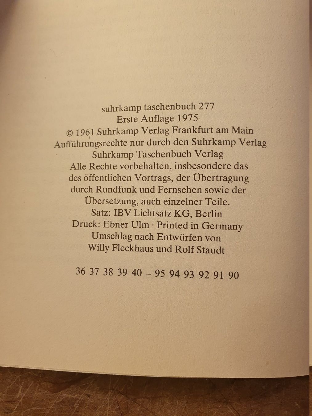 Livres: Andorra - Max Frisch – D'occasion à Zürich par loosebone 3